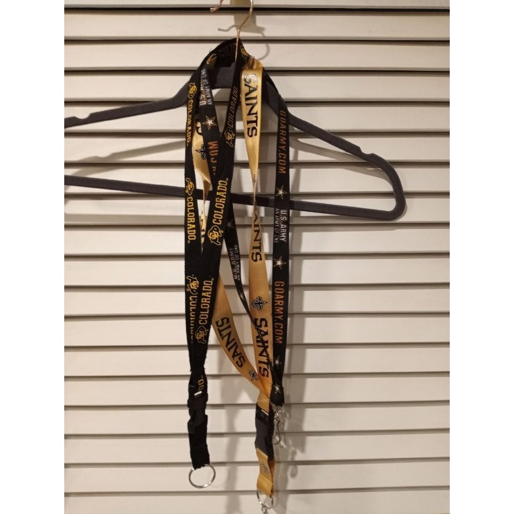 Lanyards for keys badges anything  Colorado  Saints  Army